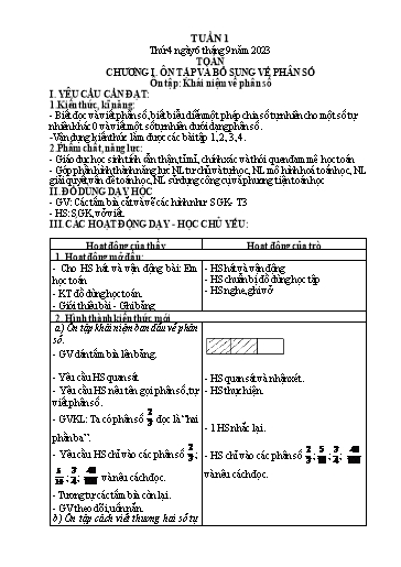 Giáo án điện tử Lớp 5 - Tuần 1 (Thứ 4+5+6) - Năm học 2023-2024 - Phan Thị Huyền