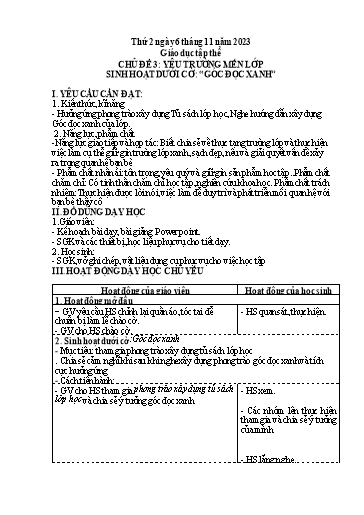 Giáo án điện tử Lớp 5 - Tuần 10 (Thứ 2+3+4) - Năm học 2023-2024 - Nguyễn Thị Mỹ Linh