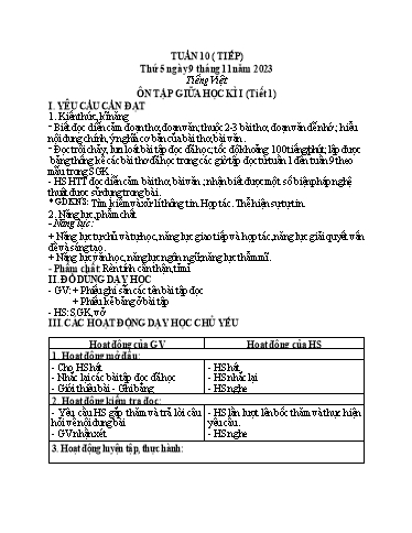 Giáo án điện tử Lớp 5 - Tuần 10 (Thứ 5+6) - Năm học 2023-2024 - Phan Thị Huyền