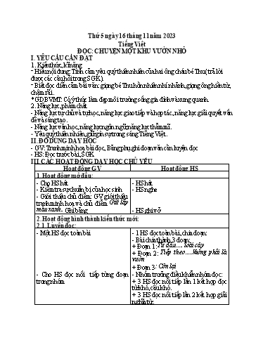 Giáo án điện tử Lớp 5 - Tuần 11 (Thứ 5+6) - Năm học 2023-2024 - Phan Thị Huyền