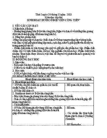 Giáo án điện tử Lớp 5 - Tuần 12 (Thứ 2+3+4) - Năm học 2023-2024 - Phan Thị Ánh Tuyết