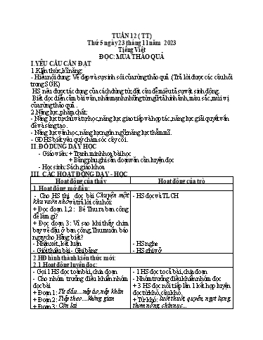 Giáo án điện tử Lớp 5 - Tuần 12 (Thứ 5+6) - Năm học 2023-2024 - Phan Thị Huyền