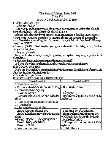 Giáo án điện tử Lớp 5 - Tuần 13 (Thứ 5+6) - Năm học 2023-2024 - Phan Thị Ánh Tuyết