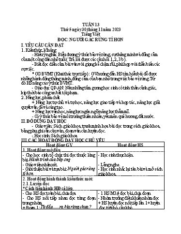 Giáo án điện tử Lớp 5 - Tuần 13 (Thứ 5+6) - Năm học 2023-2024 - Phan Thị Huyền