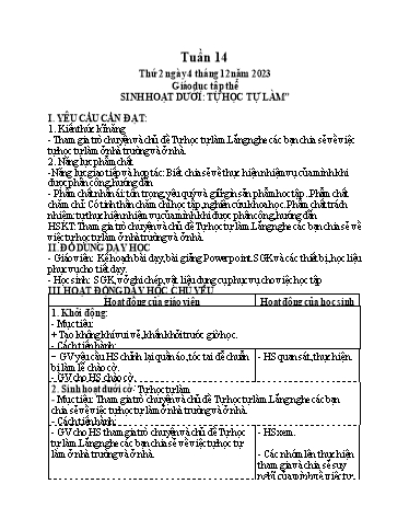 Giáo án điện tử Lớp 5 - Tuần 14 (Thứ 2+3) - Năm học 2023-2024 - Hoàng Thị Huệ