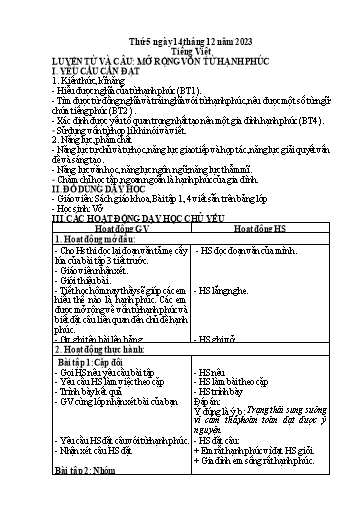 Giáo án điện tử Lớp 5 - Tuần 15 (Thứ 5+6) - Năm học 2023-2024 - Nguyễn Thị Mỹ Linh