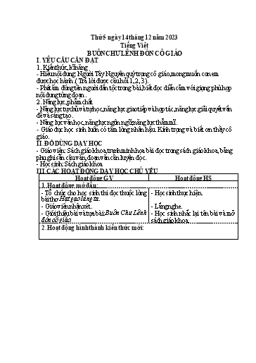 Giáo án điện tử Lớp 5 - Tuần 15 (Thứ 5+6) - Năm học 2023-2024 - Phan Thị Ánh Tuyết