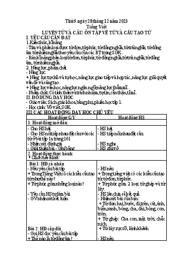 Giáo án điện tử Lớp 5 - Tuần 17 (Thứ 5+6) - Năm học 2023-2024 - Nguyễn Thị Mỹ Linh