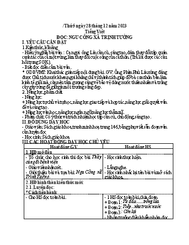 Giáo án điện tử Lớp 5 - Tuần 17 (Thứ 5+6) - Năm học 2023-2024 - Phan Thị Ánh Tuyết