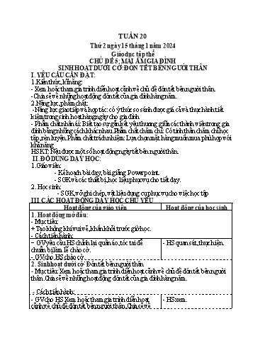 Giáo án điện tử Lớp 5 - Tuần 20 (Thứ 2+3) - Năm học 2023-2024 - Hoàng Thị Huệ