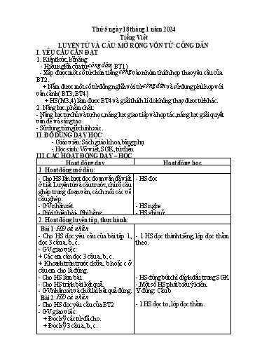Giáo án điện tử Lớp 5 - Tuần 20 (Thứ 5+6) - Năm học 2023-2024 - Nguyễn Thị Mỹ Linh
