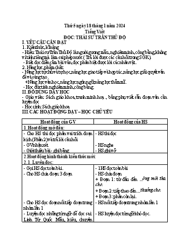 Giáo án điện tử Lớp 5 - Tuần 20 (Thứ 5+6) - Năm học 2023-2024 - Phan Thị Ánh Tuyết