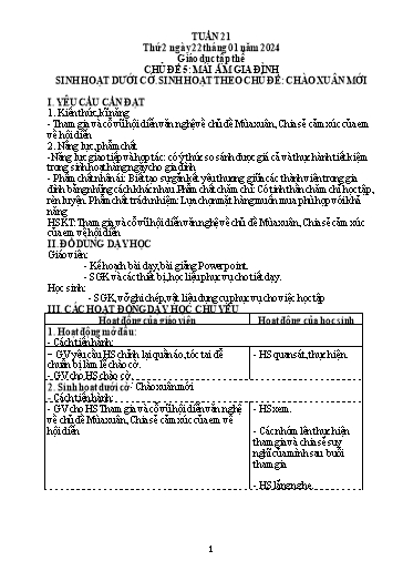 Giáo án điện tử Lớp 5 - Tuần 21 (Thứ 2+3) - Năm học 2023-2024 - Hoàng Thị Huệ