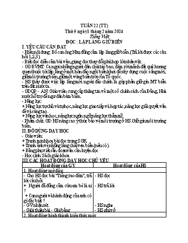 Giáo án điện tử Lớp 5 - Tuần 22 (Thứ 5+6) - Năm học 2023-2024 - Phan Thị Huyền