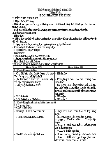 Giáo án điện tử Lớp 5 - Tuần 23 (Thứ 5+6) - Năm học 2023-2024 - Phan Thị Ánh Tuyết