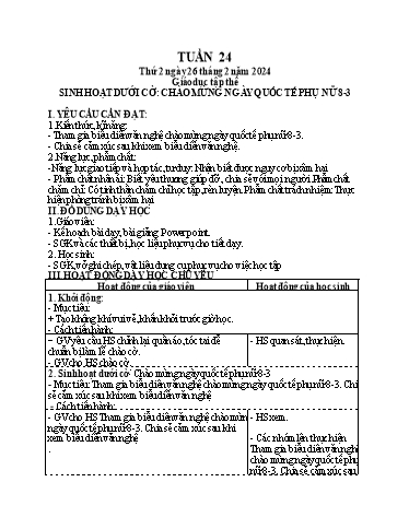 Giáo án điện tử Lớp 5 - Tuần 24 (Thứ 2+3+4) - Năm học 2023-2024 - Phan Thị Ánh Tuyết