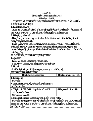 Giáo án điện tử Lớp 5 - Tuần 27 (Thứ 2+3+4) - Năm học 2023-2024 - Phan Thị Huyền