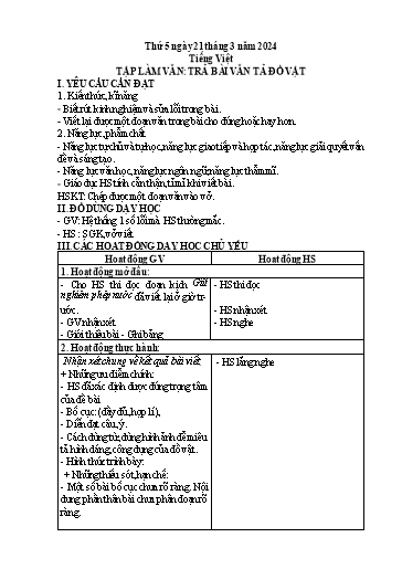 Giáo án điện tử Lớp 5 - Tuần 27 (Thứ 5+6) - Năm học 2023-2024 - Hoàng Thị Huệ