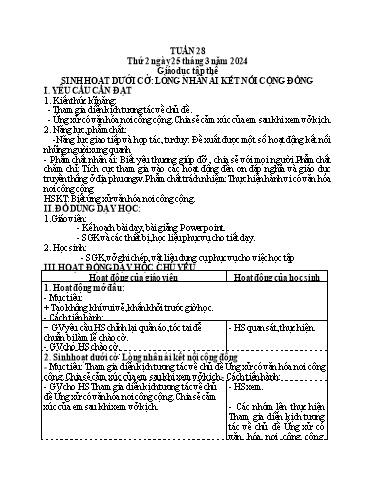 Giáo án điện tử Lớp 5 - Tuần 28 (Thứ 2+3) - Năm học 2023-2024 - Hoàng Thị Huệ