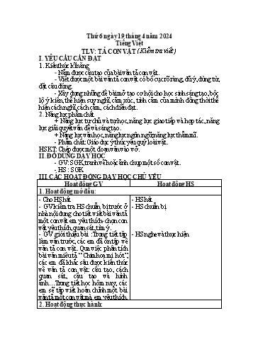Giáo án điện tử Lớp 5 - Tuần 31 (Thứ 5+6) - Năm học 2023-2024 - Hoàng Thị Huệ