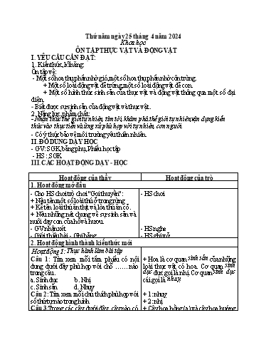 Giáo án điện tử Lớp 5 - Tuần 32 (Thứ 5+6) - Năm học 2023-2024 - Phan Thị Huyền