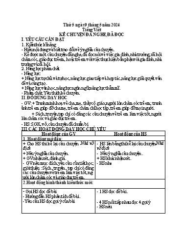 Giáo án điện tử Lớp 5 - Tuần 34 (Thứ 5+6) - Năm học 2023-2024 - Phan Thị Ánh Tuyết