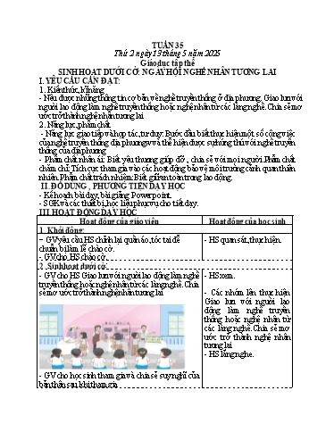 Giáo án điện tử Lớp 5 - Tuần 35 (Thứ 2+3+4) - Năm học 2023-2024 - Phan Thị Huyền