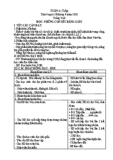 Giáo án điện tử Lớp 5 - Tuần 4 (Thứ 5+6) - Năm học 2023-2024 - Phan Thị Huyền