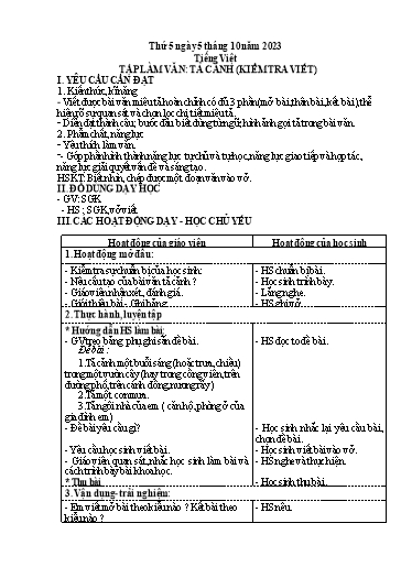 Giáo án điện tử Lớp 5 - Tuần 5 (Thứ 5+6) - Năm học 2023-2024 - Hoàng Thị Huệ