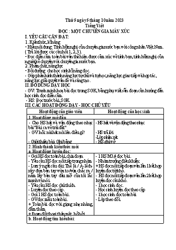 Giáo án điện tử Lớp 5 - Tuần 5 (Thứ 5+6) - Năm học 2023-2024 - Phan Thị Ánh Tuyết