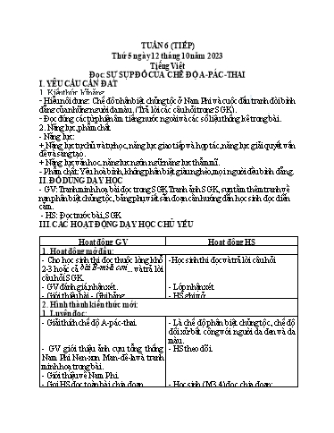 Giáo án điện tử Lớp 5 - Tuần 6 (Thứ 5+6) - Năm học 2023-2024 - Phan Thị Huyền
