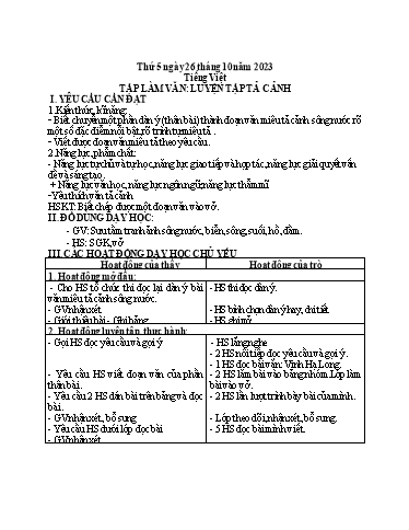 Giáo án điện tử Lớp 5 - Tuần 8 (Thứ 5+6) - Năm học 2023-2024 - Hoàng Thị Huệ