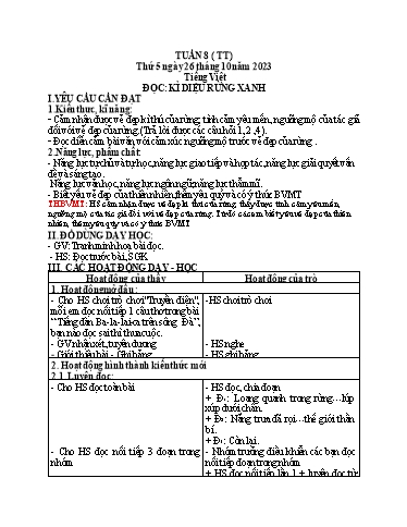 Giáo án điện tử Lớp 5 - Tuần 8 (Thứ 5+6) - Năm học 2023-2024 - Phan Thị Huyền