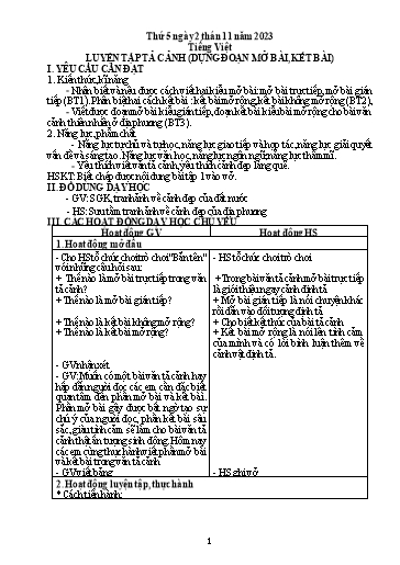 Giáo án điện tử Lớp 5 - Tuần 9 (Thứ 5+6) - Năm học 2023-2024 - Hoàng Thị Huệ
